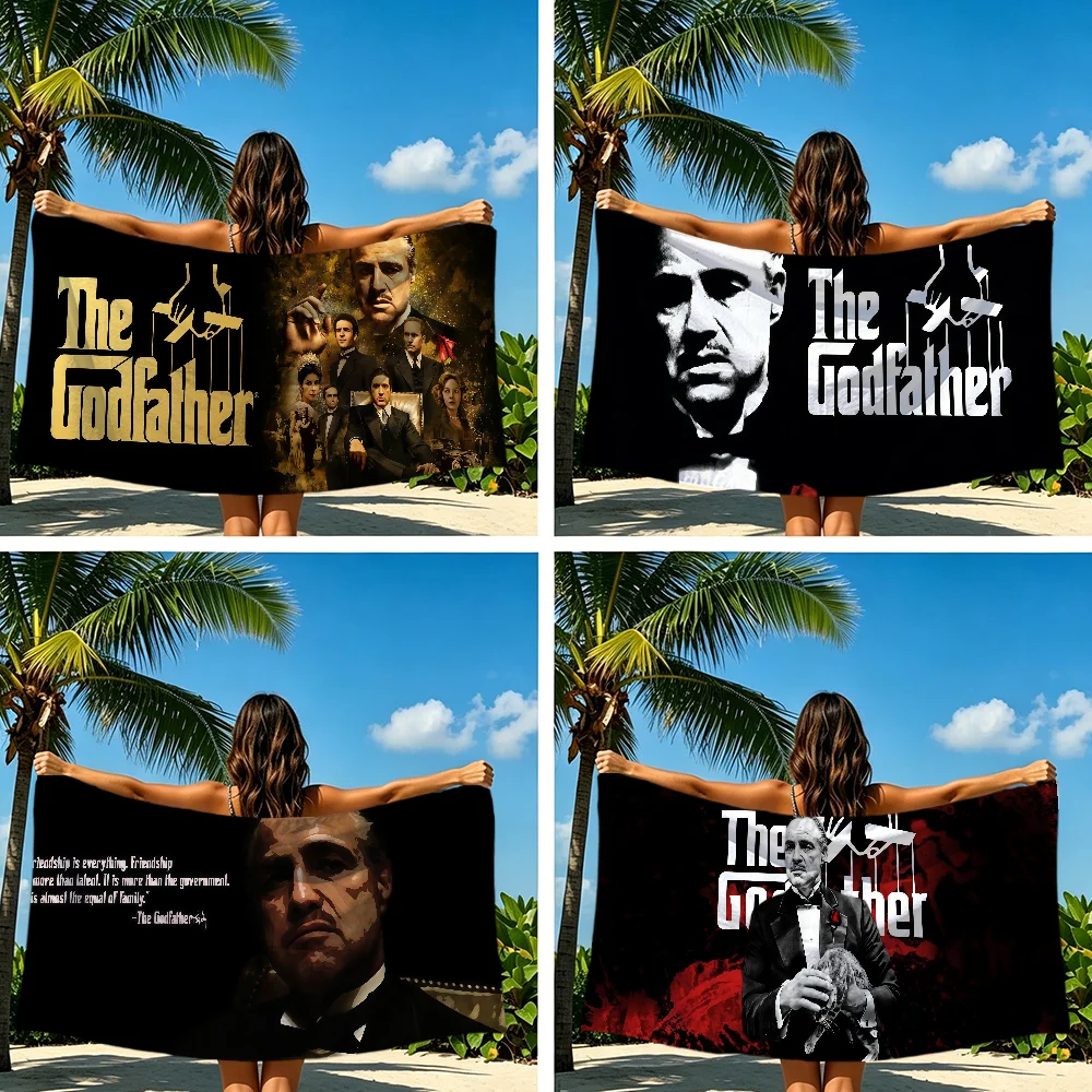 THE G-gODFATHER-r Movie Towel Gift For Travel Gym Sauna Travel Spa Shower Camping Quick Dry Sports Beach Towels Soft Pool