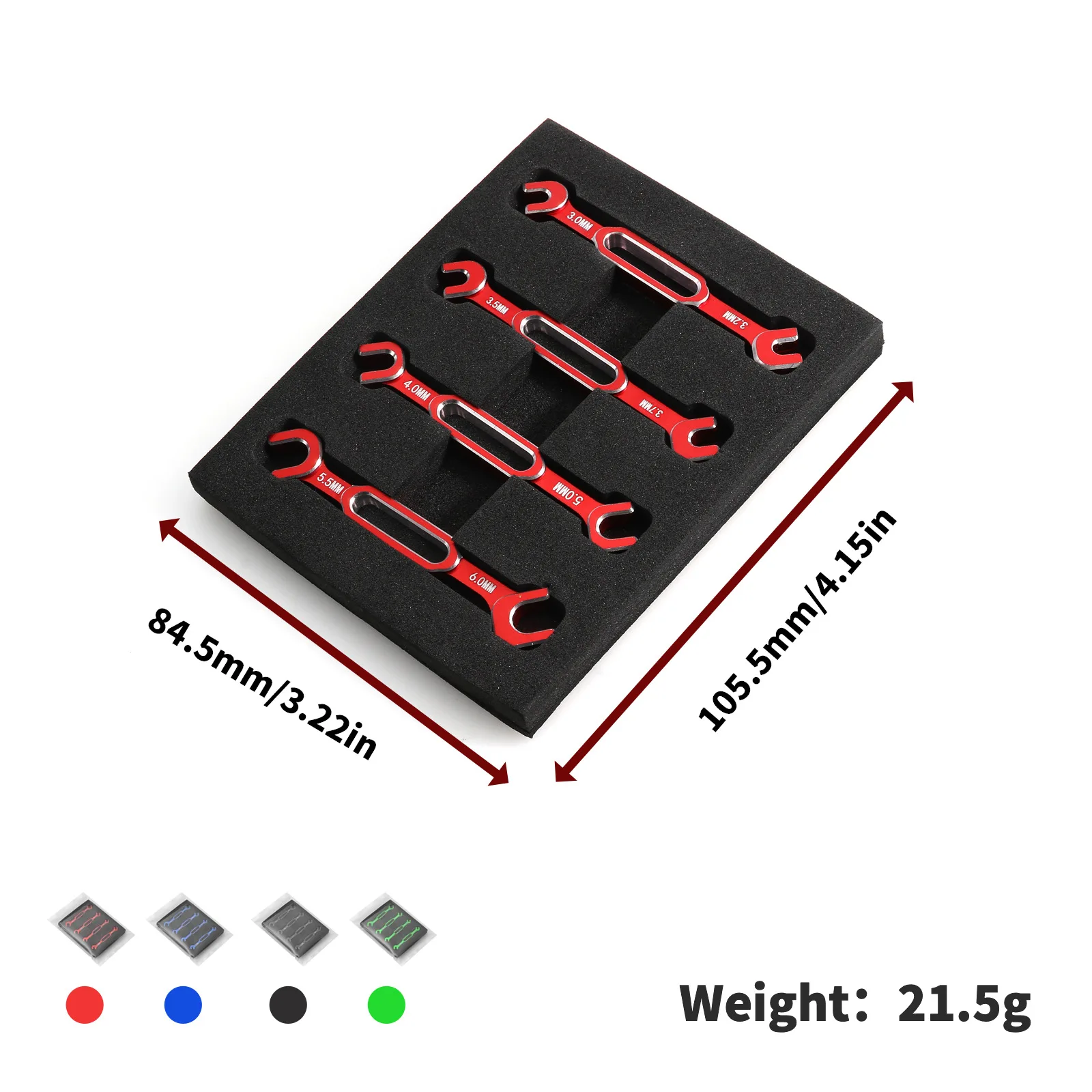 4Pcs Wrench 3/3.2/3.5/3.7/4/5/5.5/6mm Turnbuckle Nut Ball End Joint Remover Universal Tool For RC Car Drone Boat