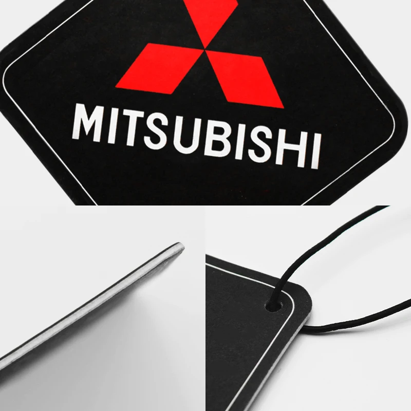 Diffusore duraturo di fragranza del pendente del deodorante per auto Logo per Mitsubishi Lancer ASX Pajero Xpander L200 accessori