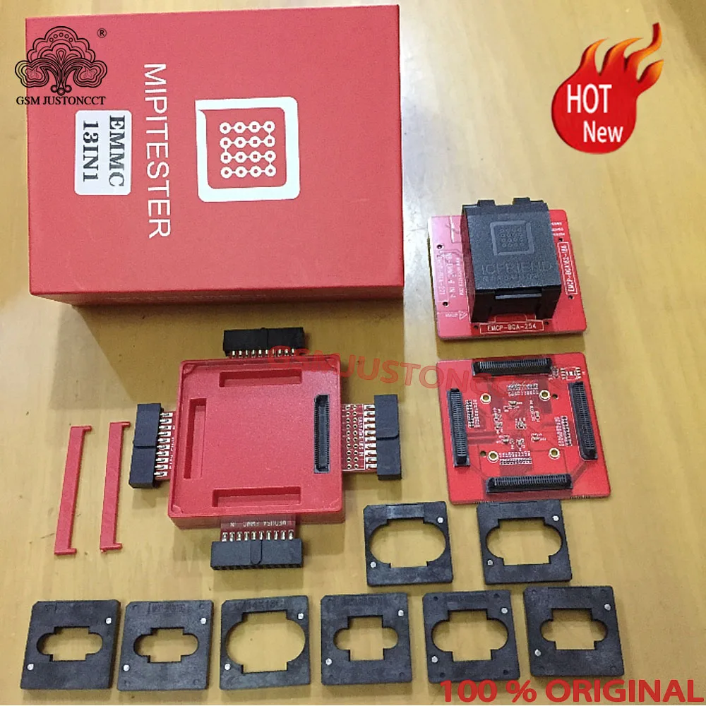 2025 ICFRIEND Emate box e mate x emmc bga 13 in 1 Support BGA100/136/168/153/169/162/186/221/529/254 for Easy jtag plus UFI box