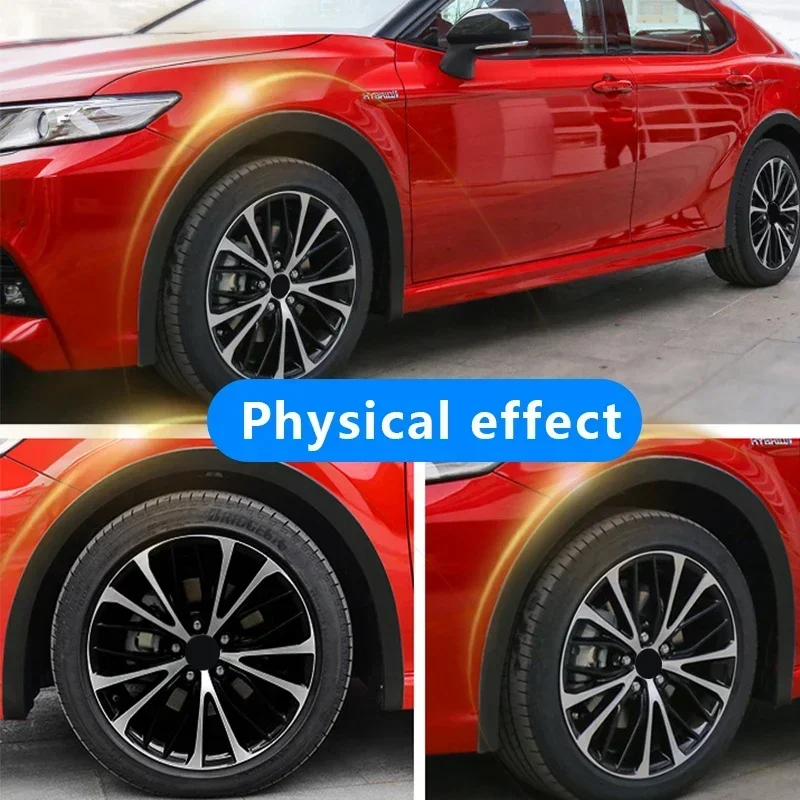 4/5/6cm Universal Fender Flare Car Wheel Arch Fenders Eyebrow Covers Extensions Protector Scratch Fender