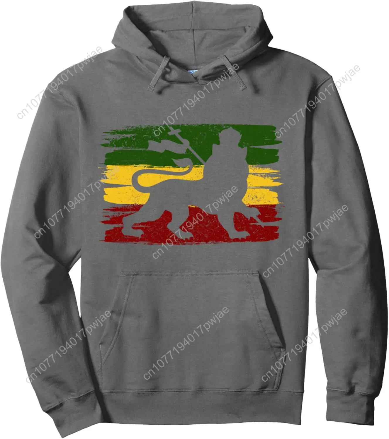 Rastafari Jamaïque Reggae Musique Rasta Lion De Juda Pull à capuche