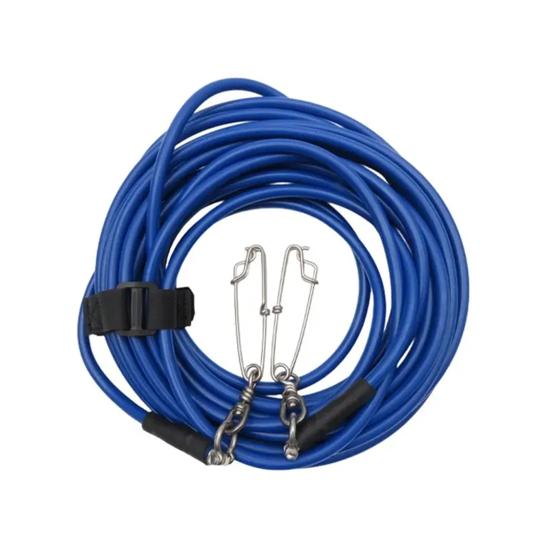 

A51Q-Flexible Soft Wire Rope Ocean Salt Water Fishing Line Operations Rope For Diving And Fishing Blue