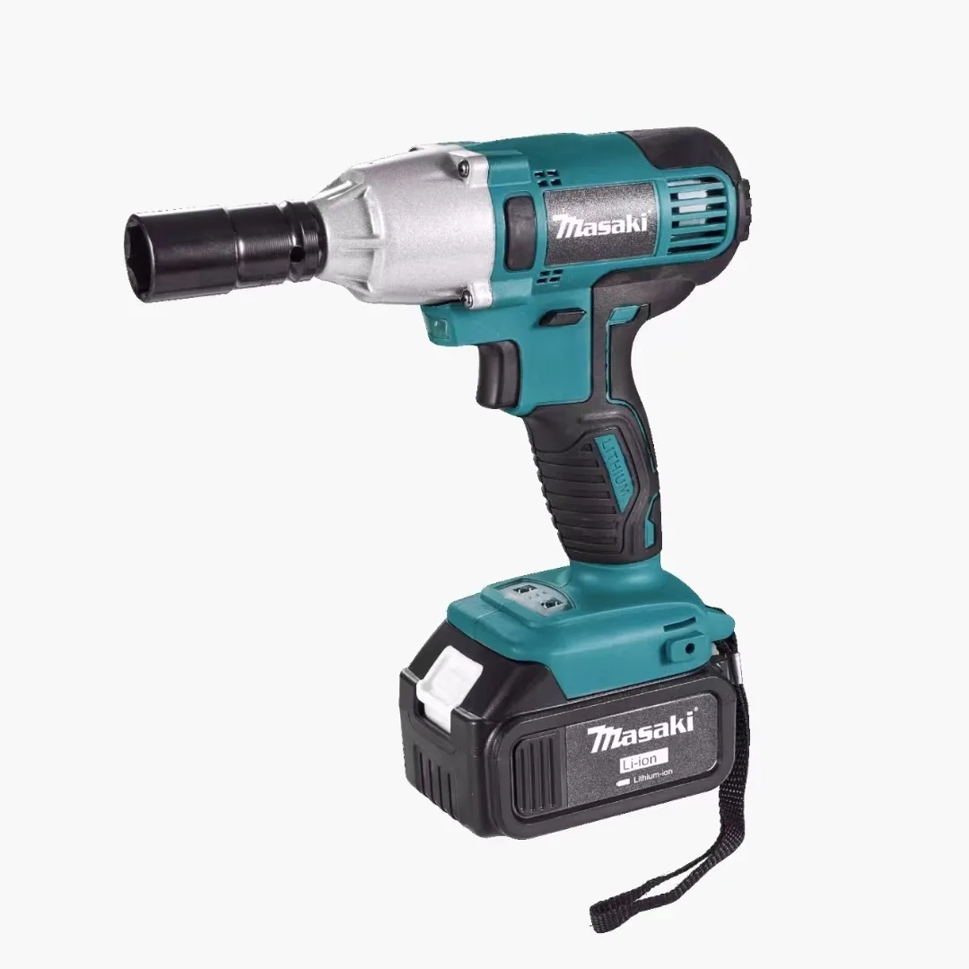 

Ручной бесщеточный литий-ионный аккумулятор 21 В, электрический ударный гайковерт, многофункциональный мощный динамометрический ключ, инструмент