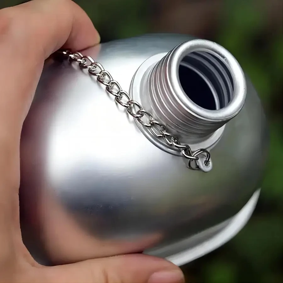 في الهواء الطلق العسكرية مقصف سبائك الألومنيوم مقصف متعددة الوظائف زجاجة ماء قماش أخضر انتزاع مقبض كوب التخييم تجهيزات المطابخ