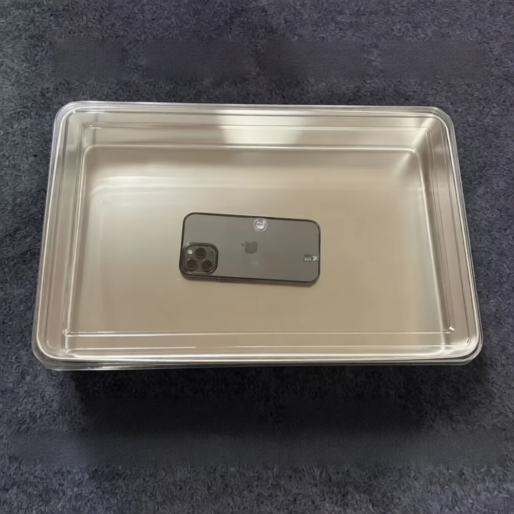 Kitchen Baking Storage Containers - ถาดอบขนมสแตนเลสพรีเมียม รูปทรงสี่เหลี่ยม สำหรับเก็บเค้กทีรามิสุ อุปกรณ์เตรียมอาหารในครัว