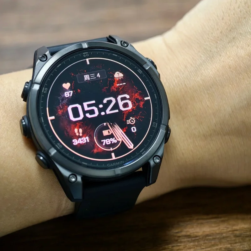 100% Фирменная Новинка Garmin Fenix 8 с сапфировым стеклом, спортивные часы, встроенный светодиодный фонарик, умные часы для пешего туризма, бега, марафона, 10 атм
