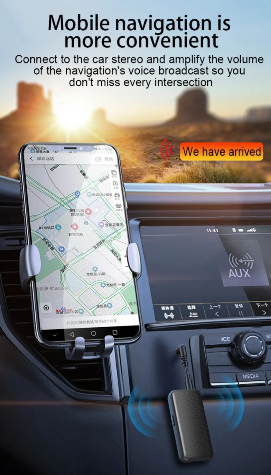 Adaptor Penerima Mobil Bluetooth 5.3 Panggilan Jack AUX 3.5Mm Penerima Musik Tanpa Hilang Audio Perekam Panggilan Bebas Genggam Mendukung Kartu TF