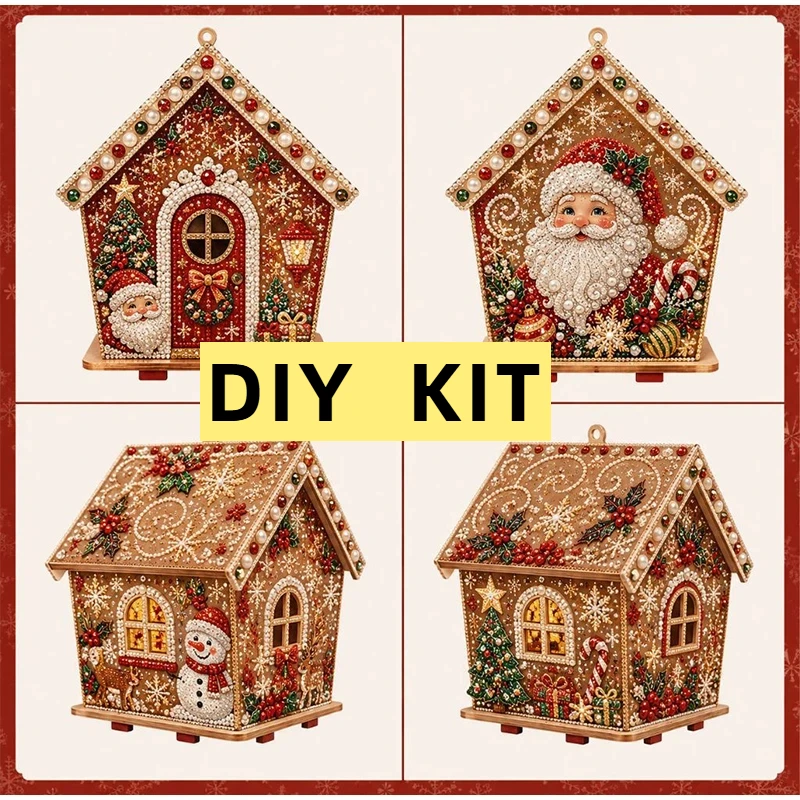 Art Craft For Christmas - Set Artistico Fai-da-Te Plymagic con Perle
