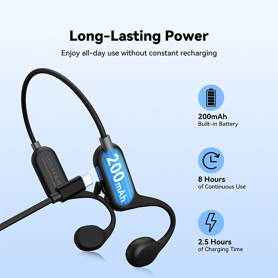 Retekess TT042 Bone Conduction Receiving Earphone Clear Soun