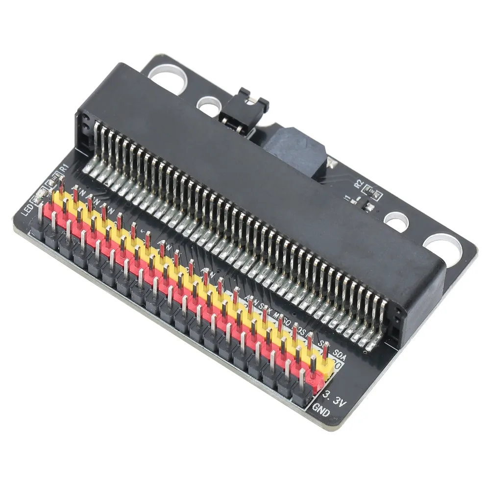 Practical Full Pin Expansion Board Power Indicator Compact PCB Micro Bit Expansion Board Programming Education Board Classroom