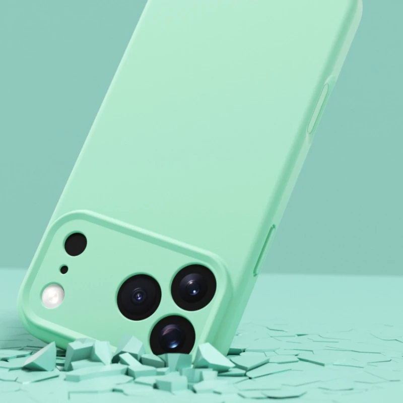 Matte Flüssigsilikonhülle für iPhone 17 Pro Max, magnetisch für MagSafe kabelloses Laden, Candy Bumper für iPhone 17 17 Pro – Detail 6