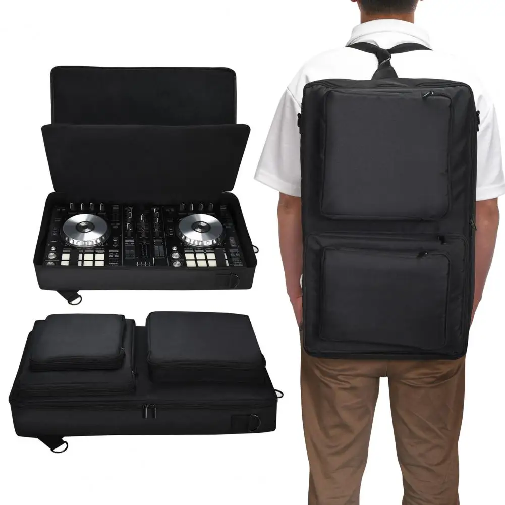 

Сумка для хранения, защитный чехол с регулируемыми ремнями, чехол для переноски на молнии, сумка через плечо, рюкзак для Pioneer DDJ-SR 2