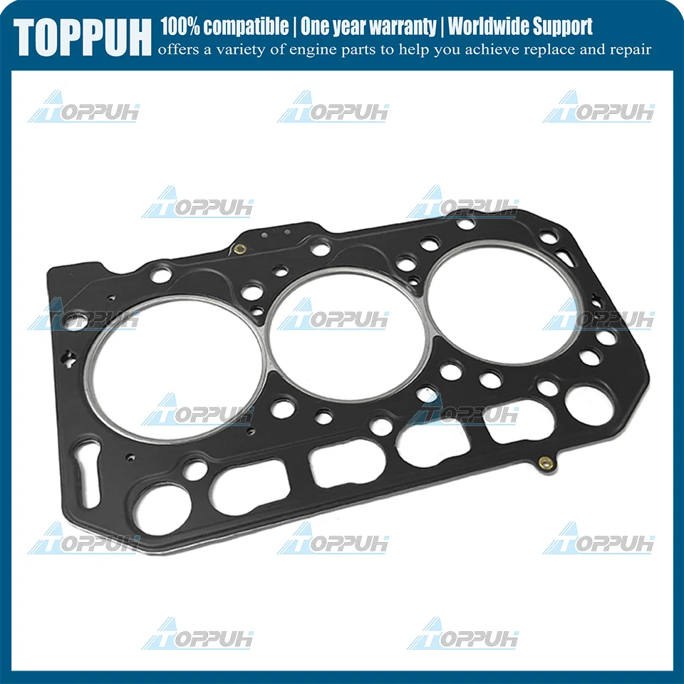 New Head Gasket Metal For Yanmar 3TNV74 3D74 Engine