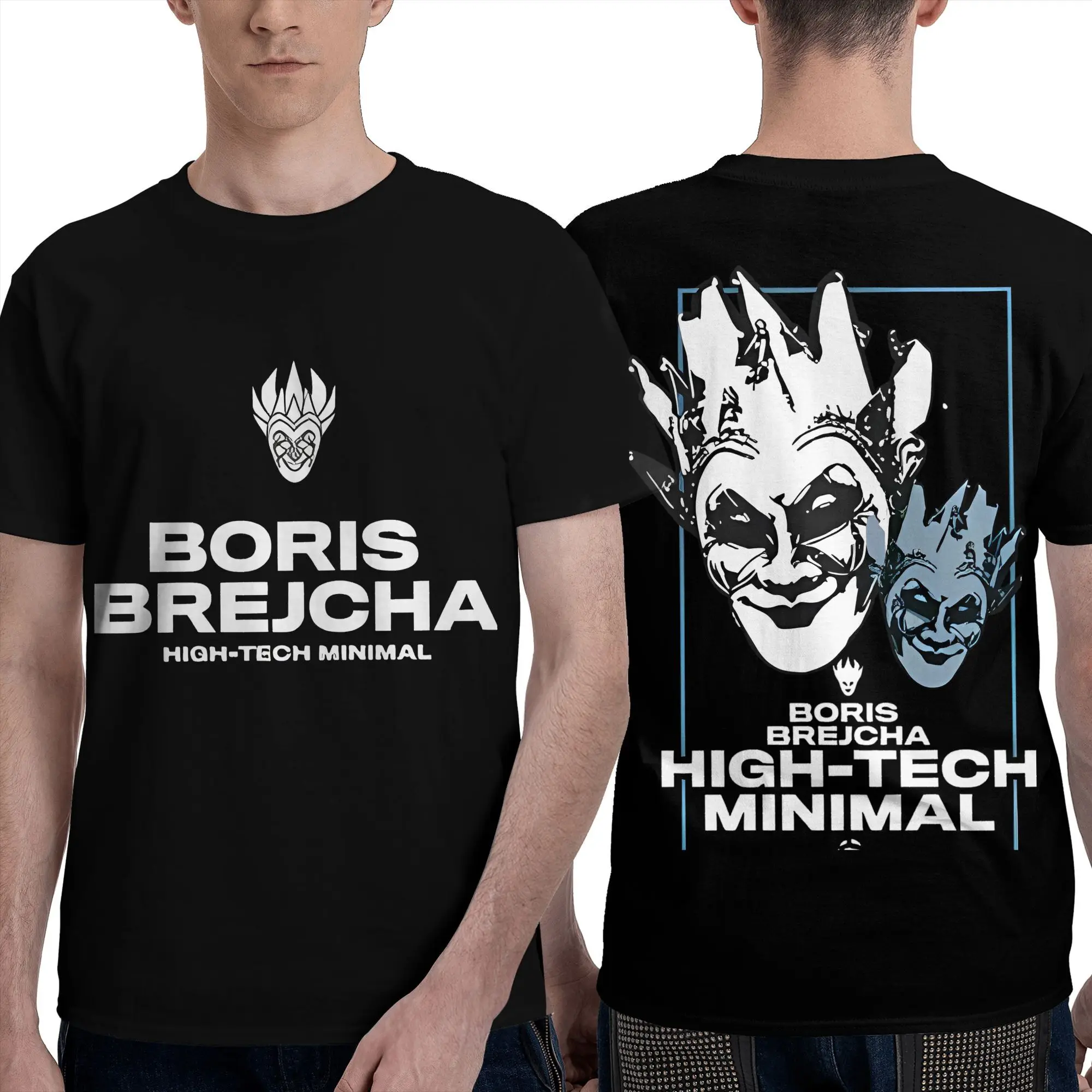 DJ Boris Brejcha футболка мужская, новинка из 100% хлопка, футболки с круглым вырезом, одежда с короткими рукавами и графическим принтом