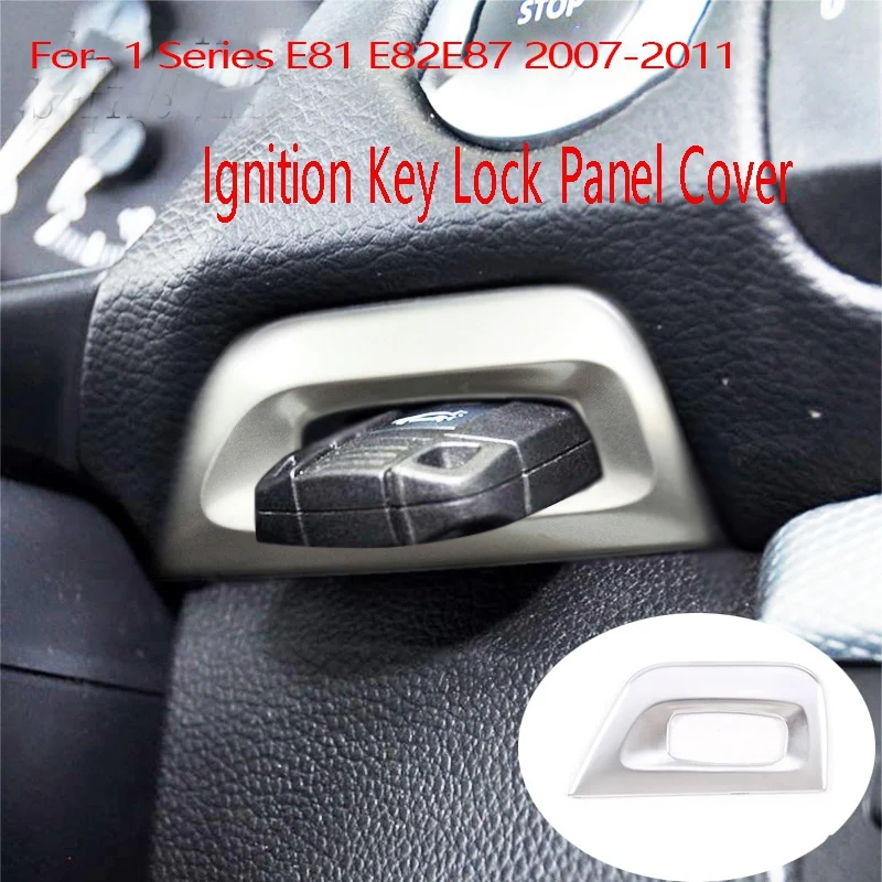 Car Ignition Key Lock Panel Cover Trim Sticker Keyhole Decorative Ring for-BMW 1 Series E81 E82 E87 2007-2011