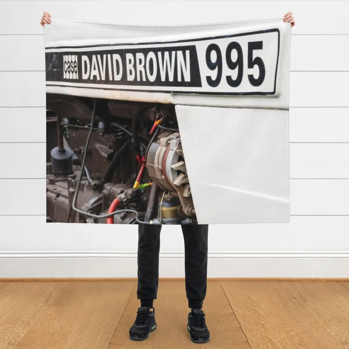 

Vintage David Brown 995 tractor Throw Blanket Cute Bed Polar manga Blankets