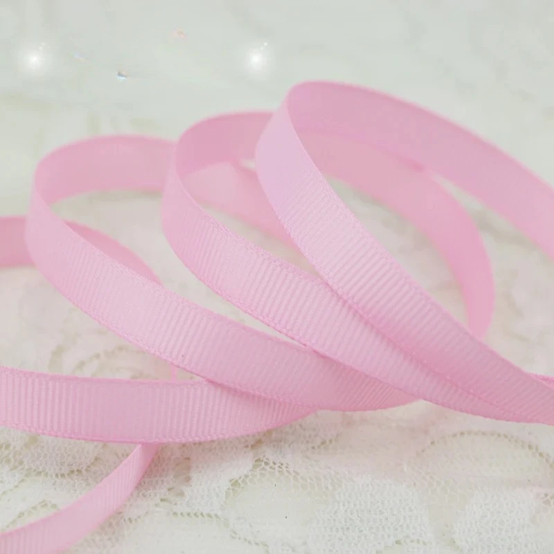 91 เมตร/ม้วน 1 ซม.ริบบิ้นกรอสเกรนสีสันสดใสแฮนด์เมดของขวัญ DIY โบว์ผมเสื้อผ้าอุปกรณ์เย็บผ้าริบบิ้น