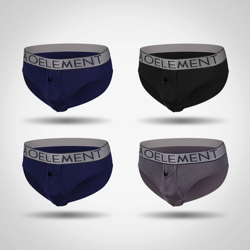 

Комплект из 3 мужских трусов-боксеров с раздельной поддержкой мошонки, треугольные трусы, дышащие, с U-образным выпуклым мешочком для варикоцеле