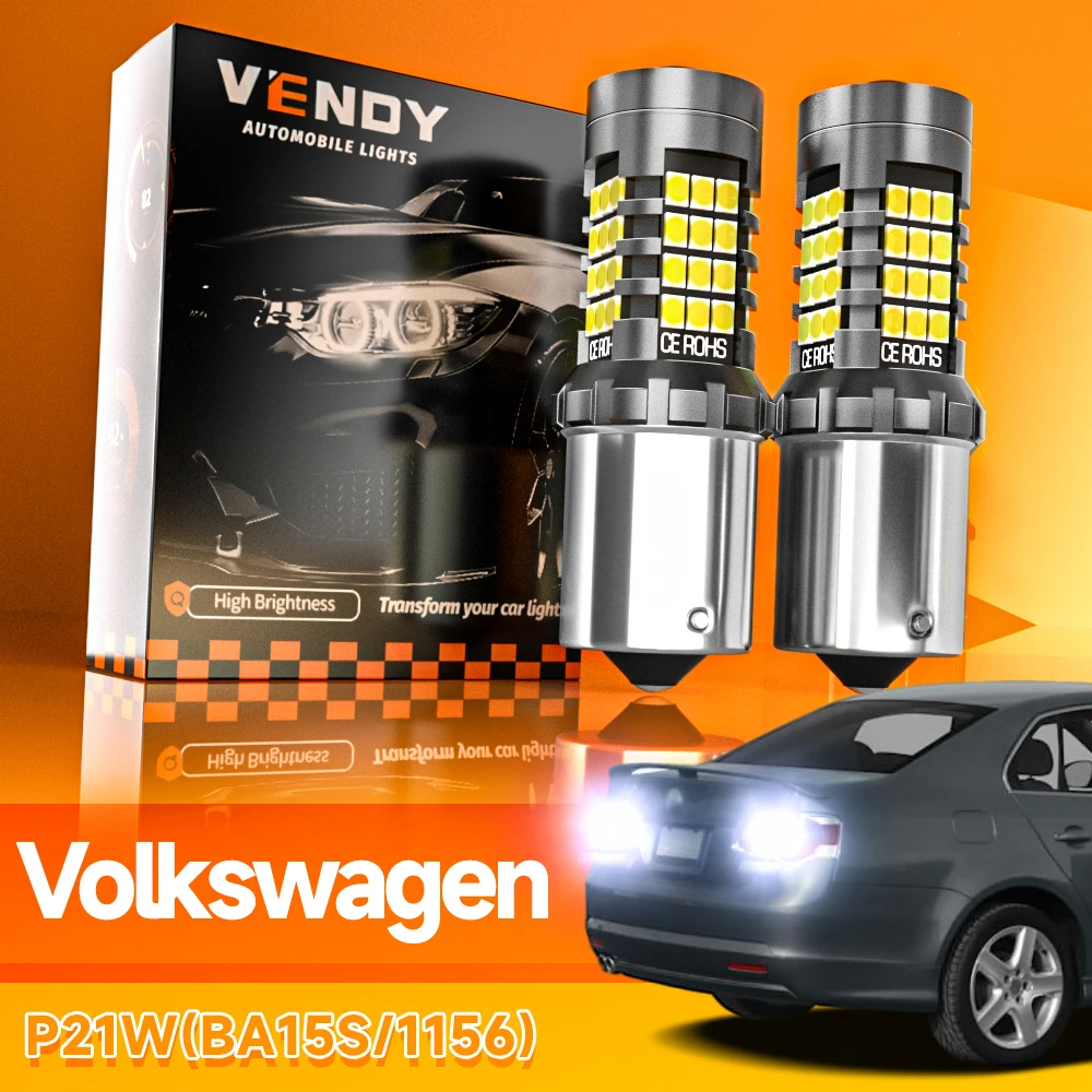 

2 шт. светодиодные лампы заднего хода Canbus P21W 7506 BA15S для VW Beetle Golf 3 4 5 MK3 Jetta GTI Rabbit Eos Passat B3 B4 B5 B5.5 B6