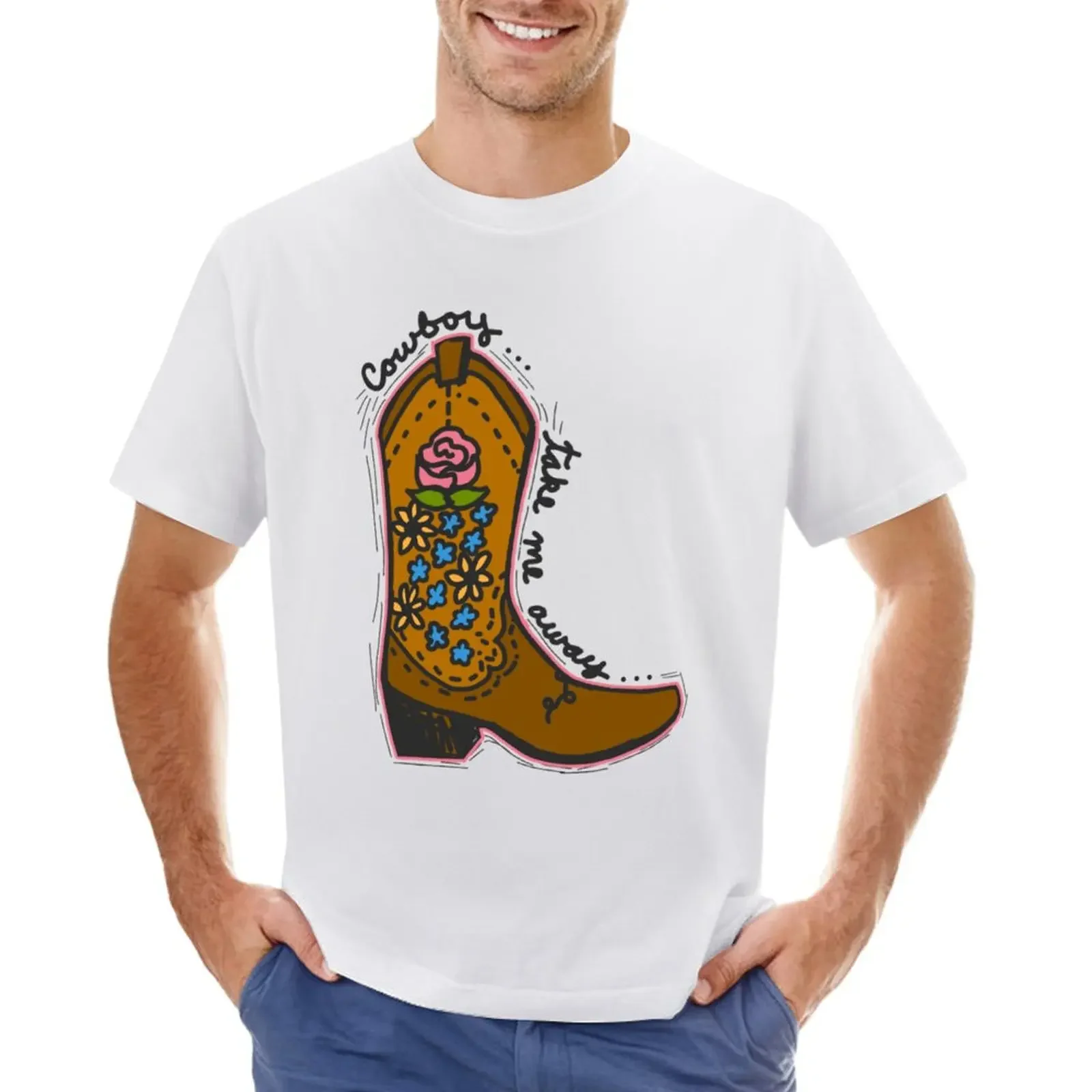 

Chicks Cowboy Boot Quote T-shirt vintage blacks mens t shirts