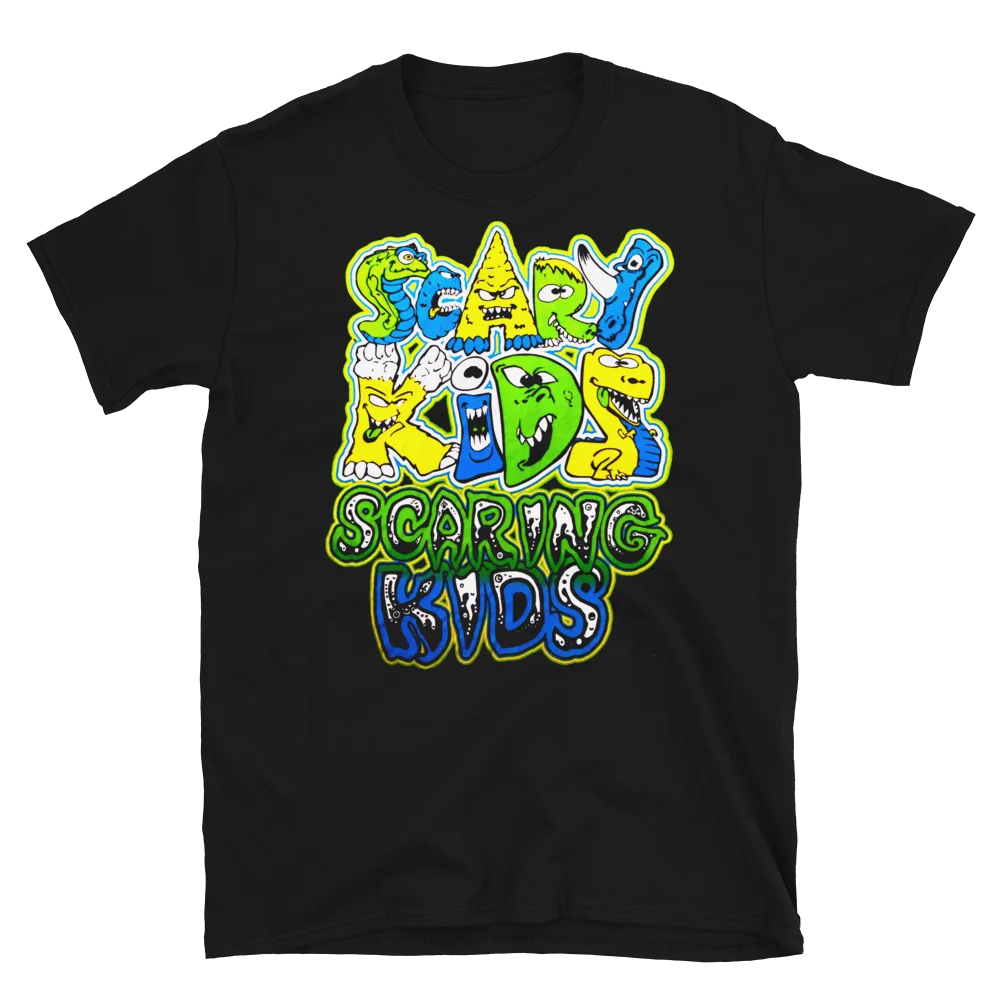 Scary Kids Scaring Monster Letters Band Logo Screamo T-Shirt