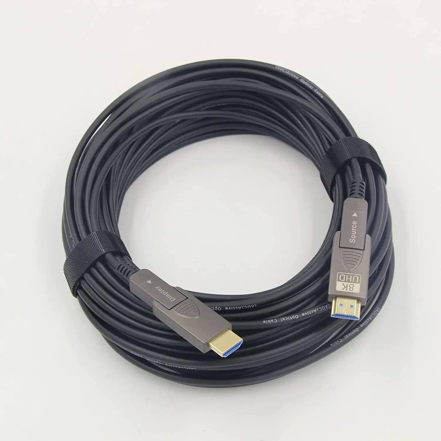 8K Fiber Optic HDMI 2.1 Cable 50m Detachable 8K HD Cable eARC, 48Gbps, 8K@60Hz, 4K@120Hz with Dual Micro HDMI for RTX 3080/3090