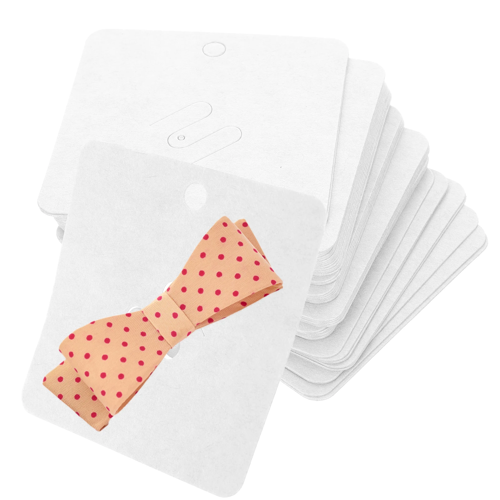 

200pcs Pin Display Cards 7x7cm White Cardstock for Brooch Earrings Necklace Bracelet Selling Storage Jewelry Business