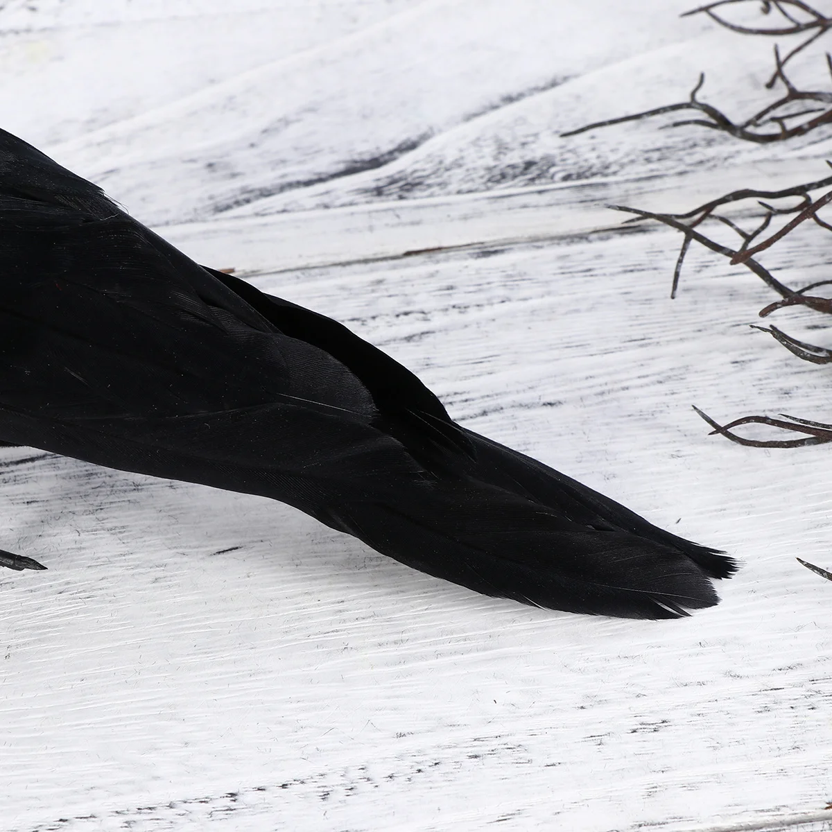 

Simulated Realistic Crow Prop Black Bird Halloween Decoration Indoor Garden Outdoor Window Table Shelf Decor Realistic Crow