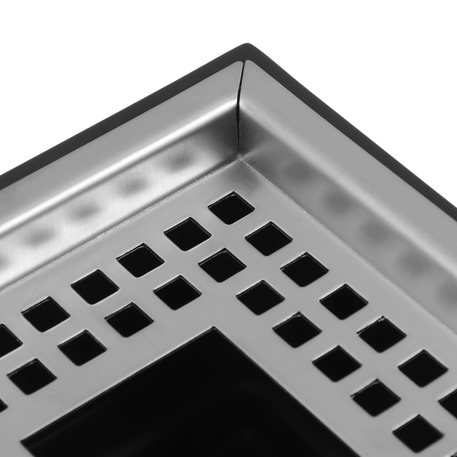 

Square Ashtray Stainless Steel Large Size Smoking Accessory Cigarette Holder Home Office Indoor Use Tabletop Ashtray Square
