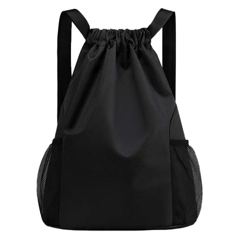 Mochila deportiva con cordón para hombre y mujer, bolsa de baloncesto de gran capacidad para gimnasio, natación y playa