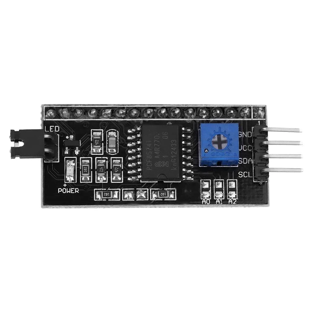 2pcs 11C/I2C Interface LCD1602 Placa adaptadora 5V Módulo conversor LCD para LCD 1602