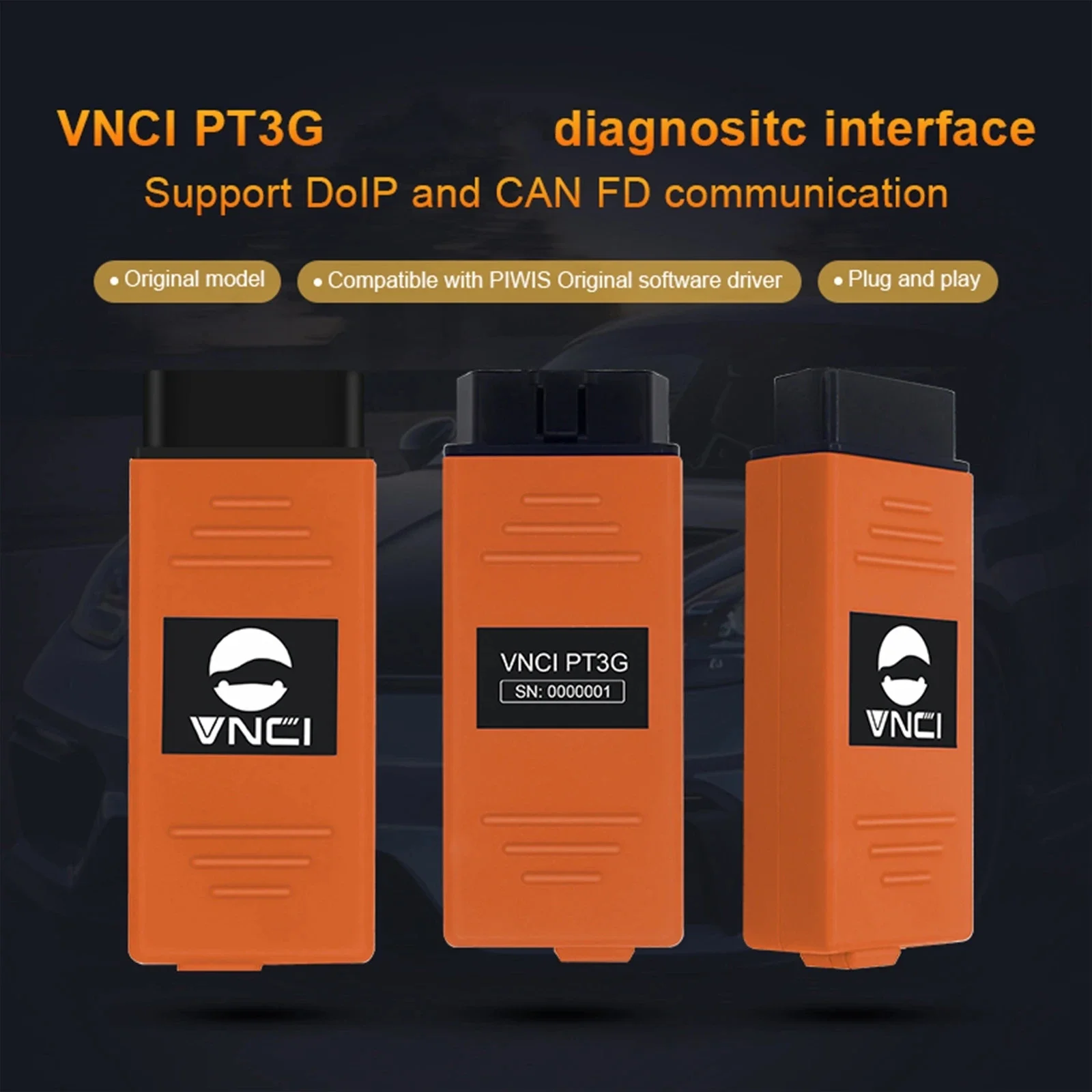 2024 Newest VNCI PT3G For Pors-che PIWIS Support DOIP and CANFD For Car Diagnostic Tool Scanner