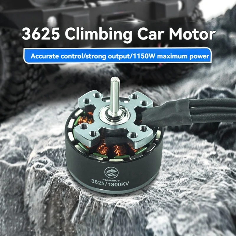 

FLIPSKY 3625 1800KV Brushless Motor for 1/10 RC Climbing VehicleJAS