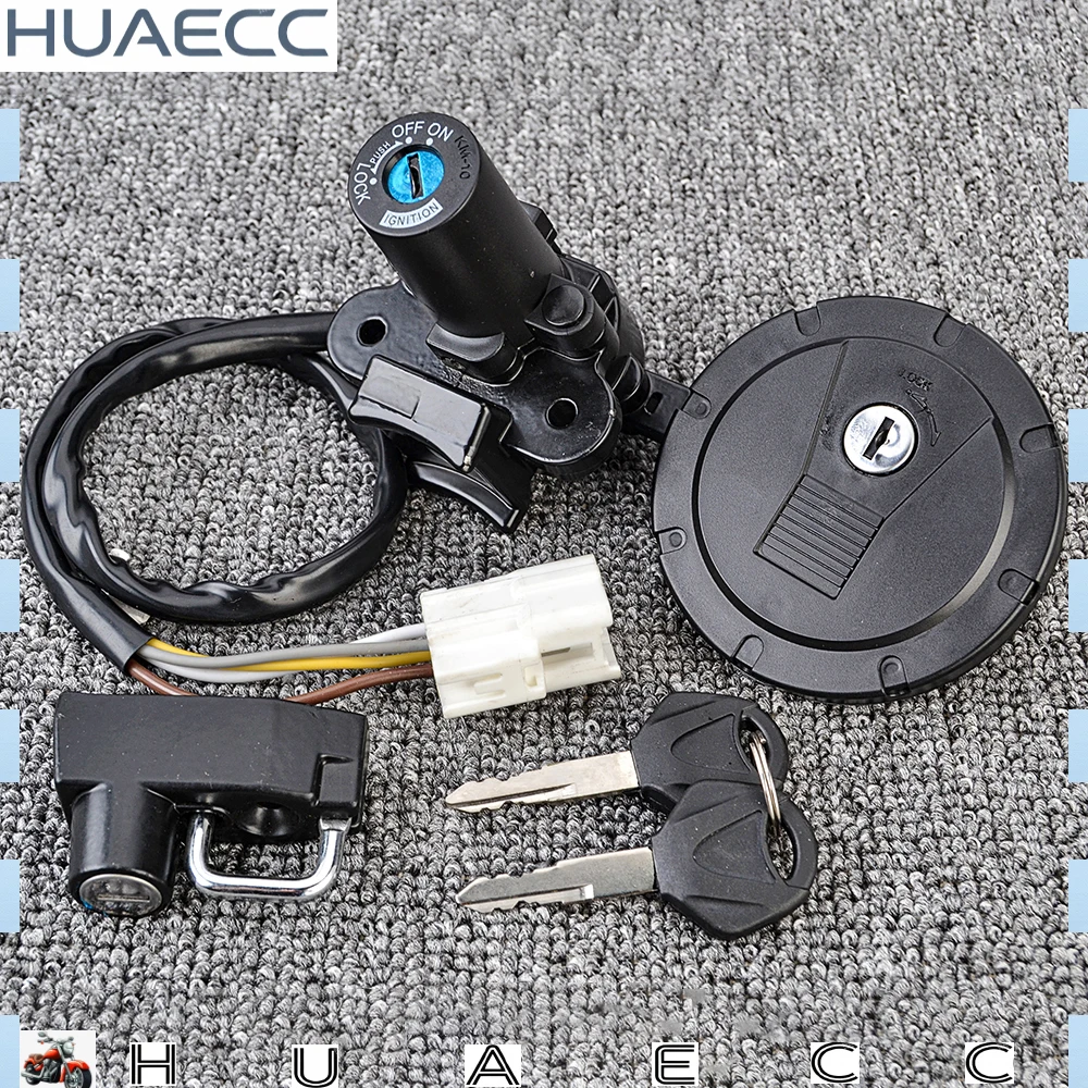 For Kawasaki KLX300 KLX300SM 2021-2023 27005-5185 27005-0697 27016-5207 51049-0049 Ignition Switch Fuel Gas Cap Seat Lock Set 