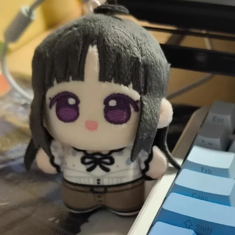 10cm fille bande cri poupées en peluche sac à dos pendentif Animation entourant peluche poupées mignonnes ornements de bureau jouet cadeaux d'anniversaire de noël