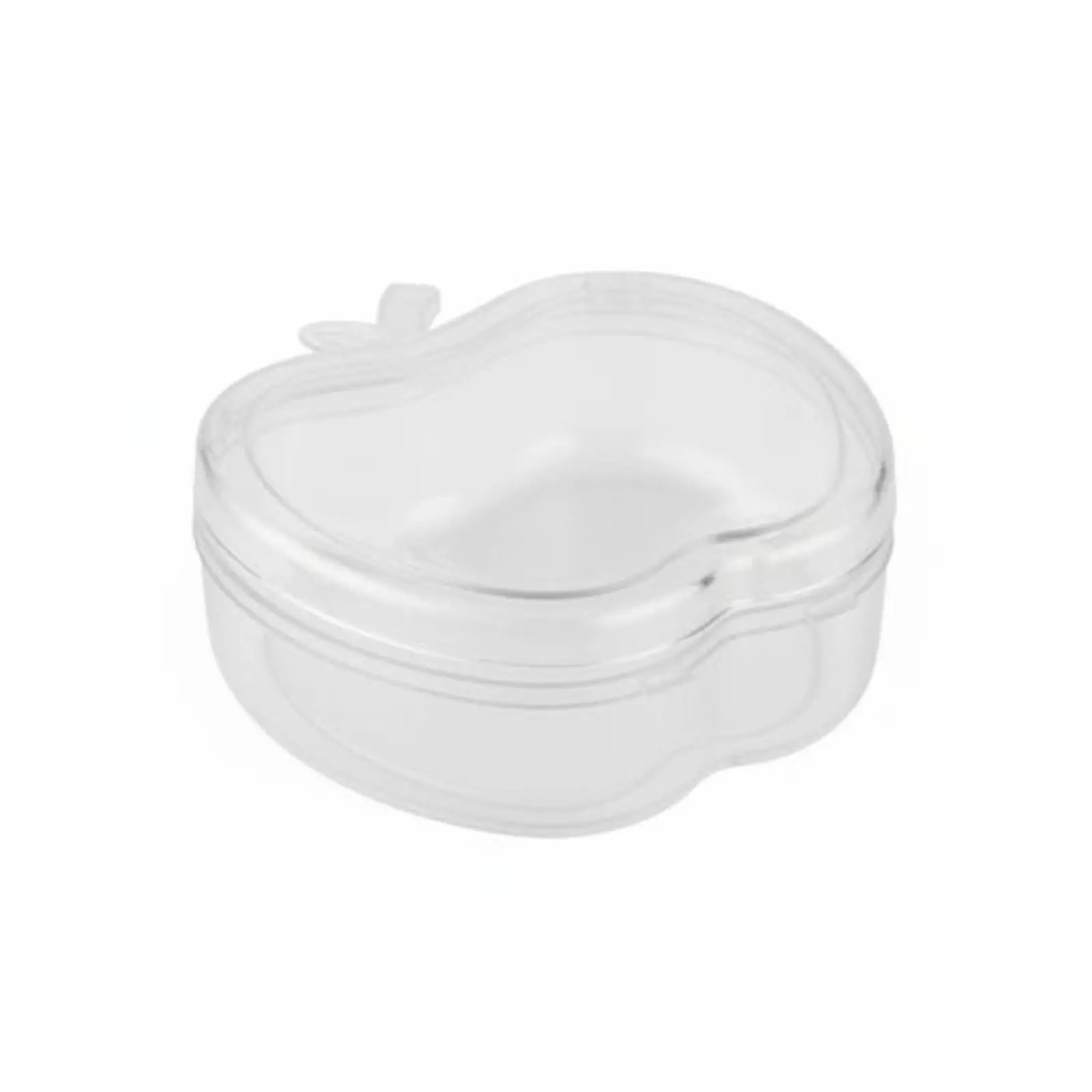 Apple Design Plastic Organizer Box with Lid for Screws Beads Earbuds Accessories Compact Storage Unit