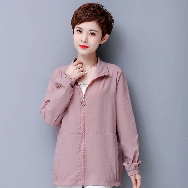 Sun Protection Skin Thin Jacket women Summer Casual Quick Dry Breathable Coat Windbreaker Waterproof Ultra-Light Jackets