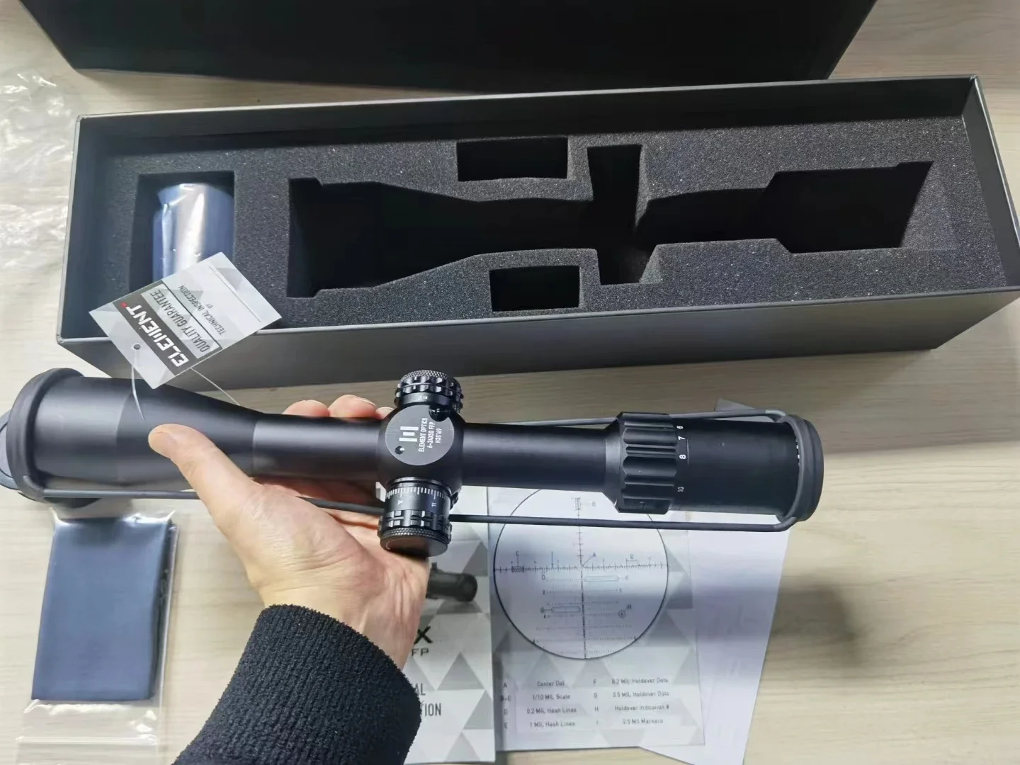 光学部品-レチクルスコープ,6-24x50 ffp,最初の焦点面,ズーム光学系,APR-2Dスコープ,ゼロストップ,30mmチューブ