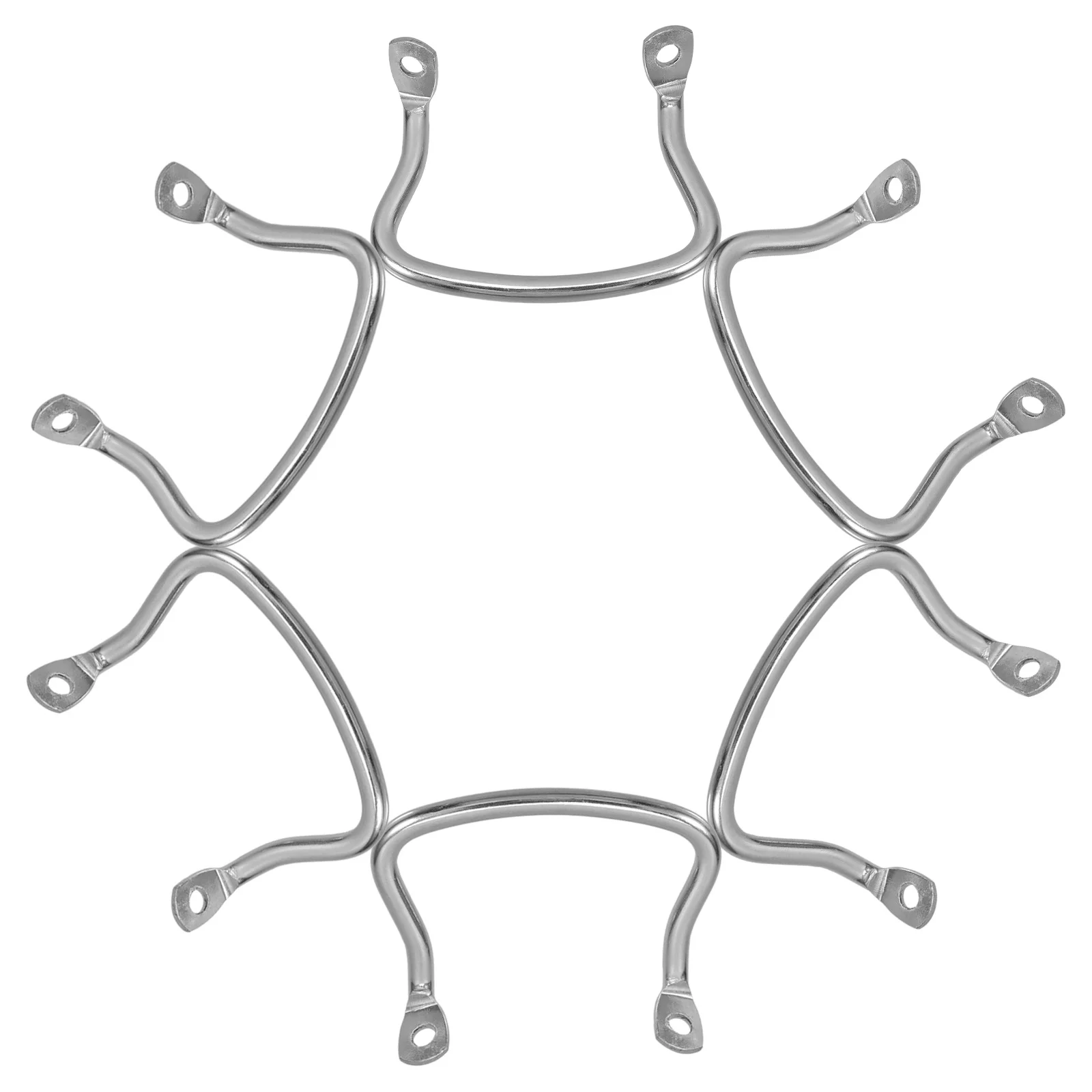 

6Pcs Stainless Steel Pot Handles Replacement Heat-Resistant Dual Ear Design Easy Install for Cookware Pans Pressure Cookers