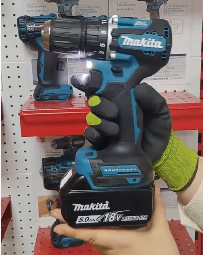 

Оригинальный аккумуляторный ударный шуруповерт Makita DDF487 10 мм, 18 В, бесщеточный, перезаряжаемый электроинструмент