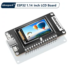 ideaspark® ESP32 Development Board 1.14 in ST7789 135x240 TFT LCD Display,WiFi+BL Module,CH340,Type-C for Arduino Micropython