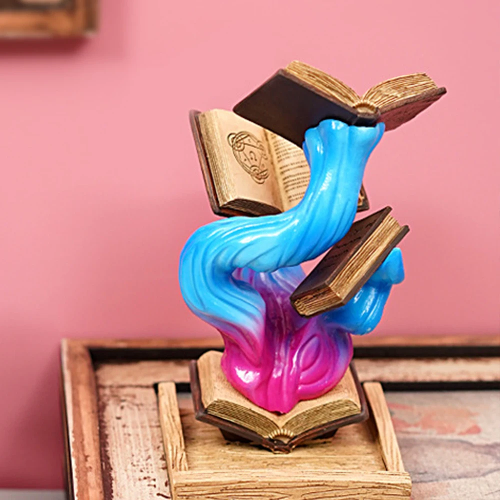 

Tomes of Magic Dice Tower Magic Dicky Tower Giant Book Dice Tower Living Room Study Desktop Decoration for Home