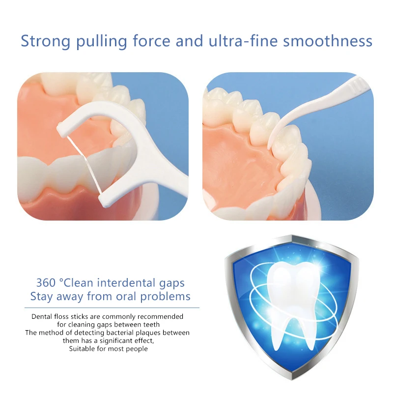 ไหมขัดฟันสำหรับผู้ใหญ่150/300/600ชิ้นไหมขัดฟันไหมขัดฟันแบบพกพาชุดที่ใช้ในบ้านไหมขัดฟัน