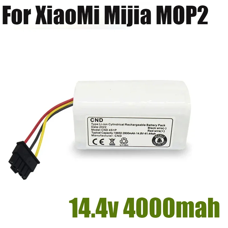 Xiaomi Mijia Mop 2 Lite, Aspirador Robô, Nova Substituto, MJSTL，14.4v 4000mah