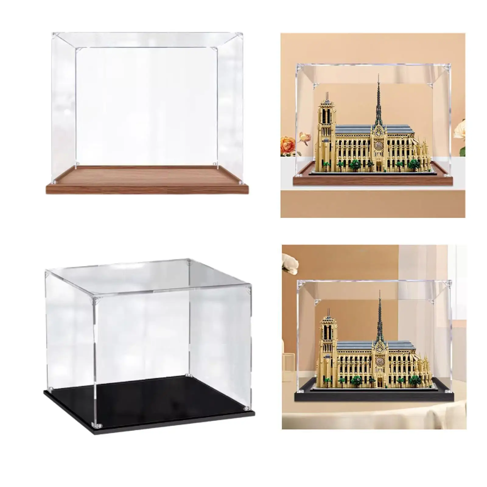 Vitrine en acrylique pour figurines moulées sous pression, vitrine pour voitures jouets, vitrine pour figurines d'action