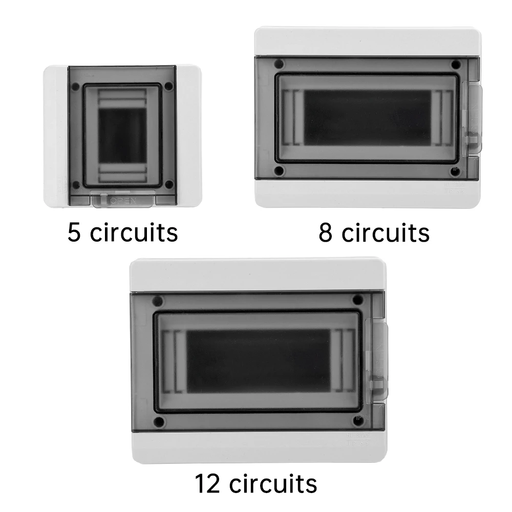 HT Series Junction Box 5/8/12WAY PC Plastic Outdoor Electrical IP65 Waterproof Distribution Box