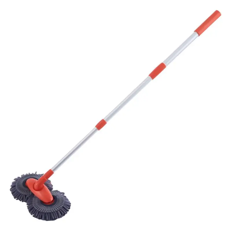 

Car Wash Mop Brush Retractable Car Detailing Mop Rotating Long Handle Car Cleaning Brush Chenille Car Wash Mop For Boat RV Truck