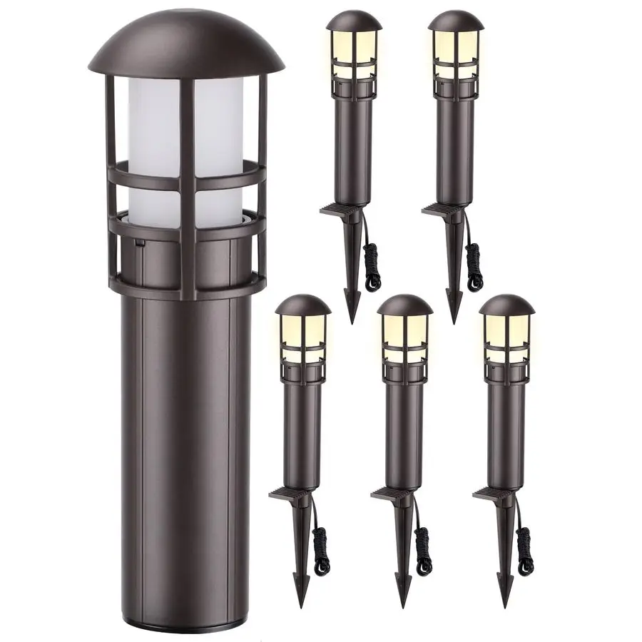 

Низковольтные ландшафтные светильники для дорожек, 3 Вт, 12 В AC/DC, IP65, CRI90, проводные, для двора и газона, цвет: матовый черный