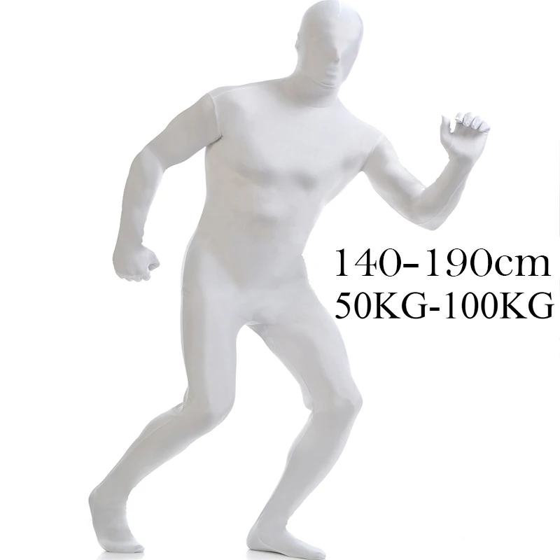 الرقص كامل الجسم Zentai الكبار الجدة تأثيري ازياء مرونة عالية ضيق قطعة واحدة Catsuit هالوين الرجال النساء ارتداءها